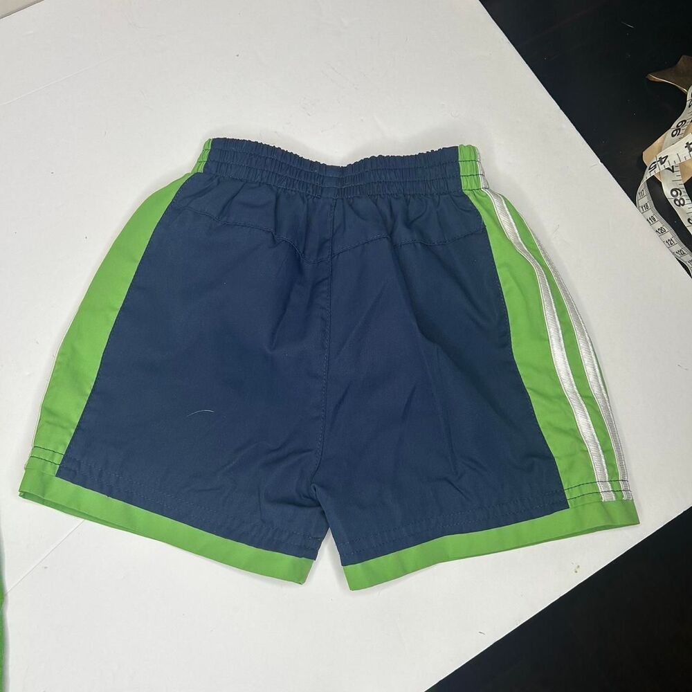 vintage Youth Adidas green and white sports tank top and shorts set 16 months - Picture 7 of 8